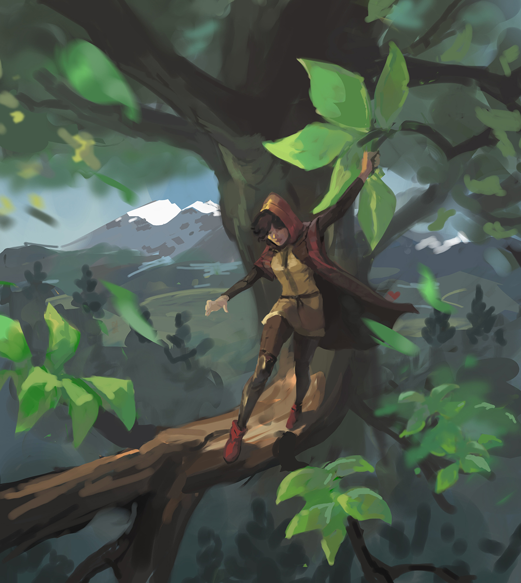 walking on a tree by Scump on DeviantArt