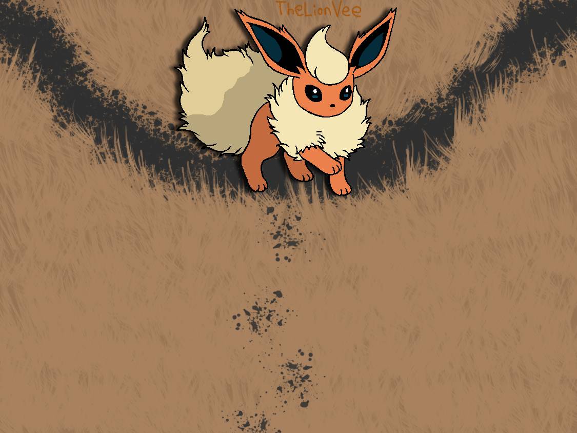 Falreon Drawing Pokemon Drawing #6 - Flareon by TheLionVee on DeviantArt