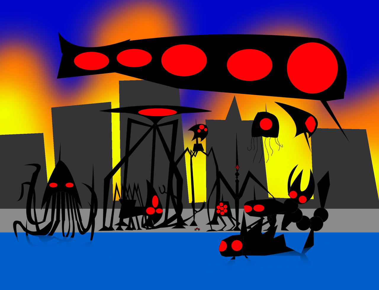 The War Of The Worlds Machines finished by beastfan2022 on DeviantArt