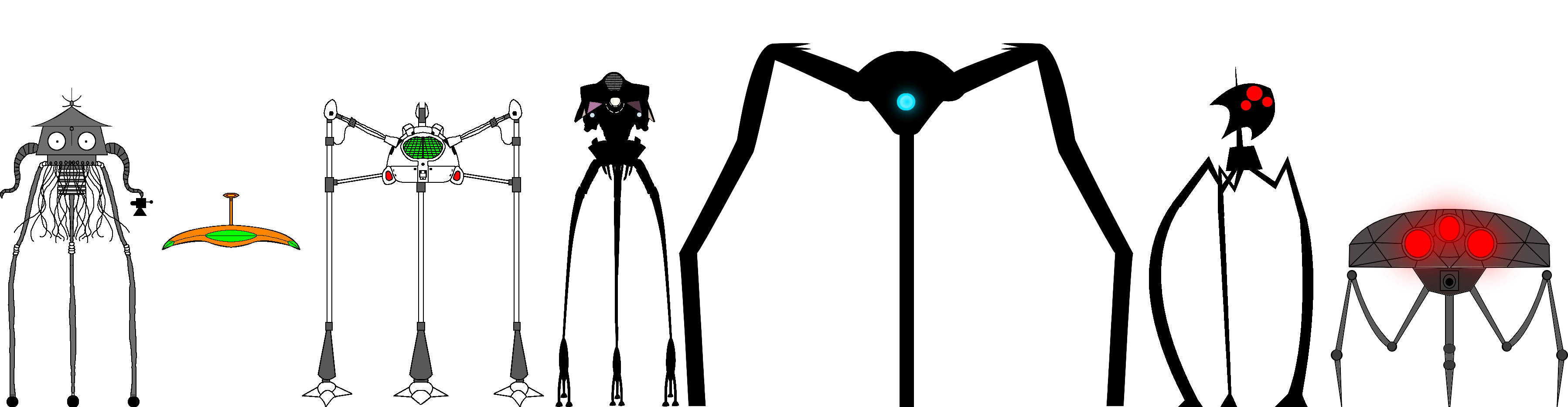 Every War Of The Worlds Martian Fighting Machine by beastfan2022 on