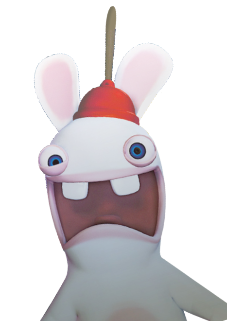 Rabbid With Plunger Render by beastfan2022 on DeviantArt