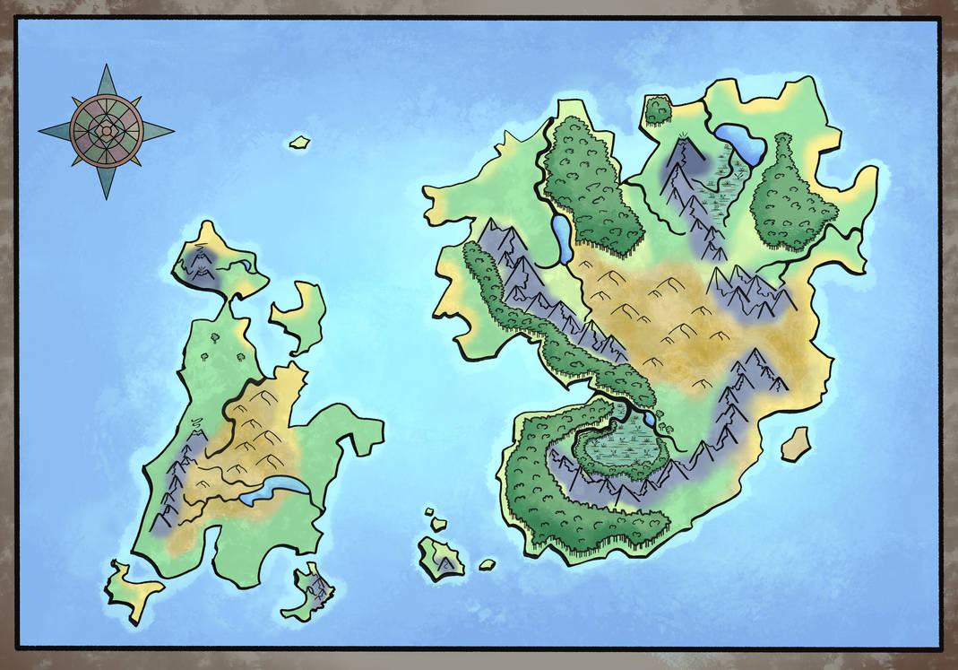 Fantasy Map #2 by Annisaurus on DeviantArt