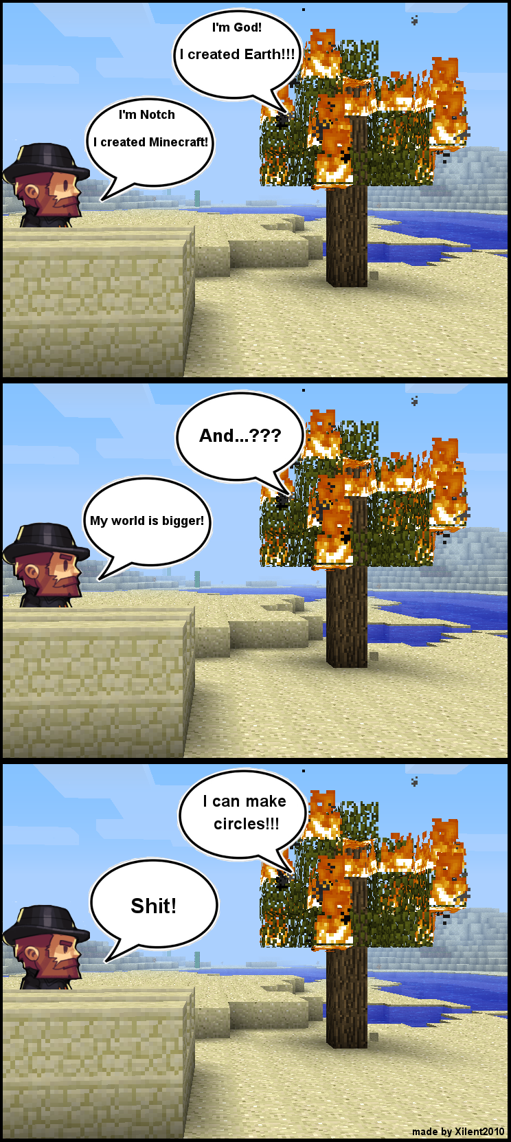 Notch vs. God :D