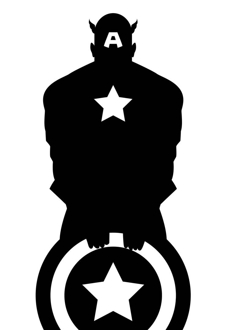 Download Captain America Silhouette (Version) by dbeadle on DeviantArt