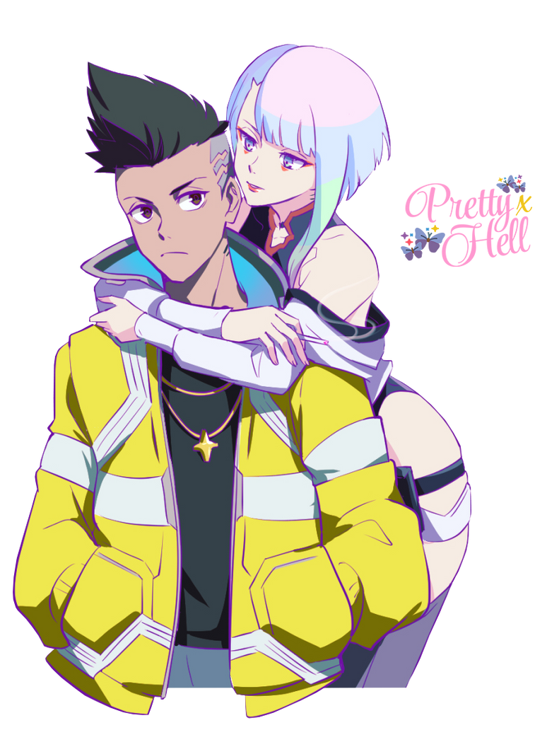 David Martinez And Lucy Cyberpunk RENDER By PrettyxHell On DeviantArt david-martinez-and-lucy-cyberpunk-render-by-prettyxhell-on-deviantart