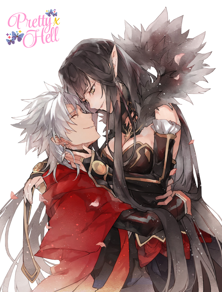 /Semiramis and Amakusa Shirou RENDER/ by PrettyxHell on DeviantArt