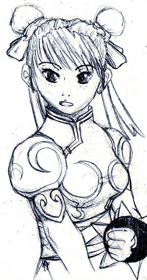 Chun Li pencils