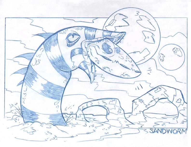 Sandworm Drawing Rference Sandworm by TicTacFinger on DeviantArt