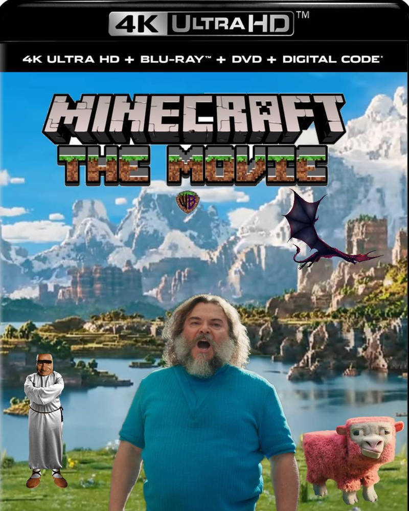 A Minecraft Movie 4k DVD by scpsea on DeviantArt