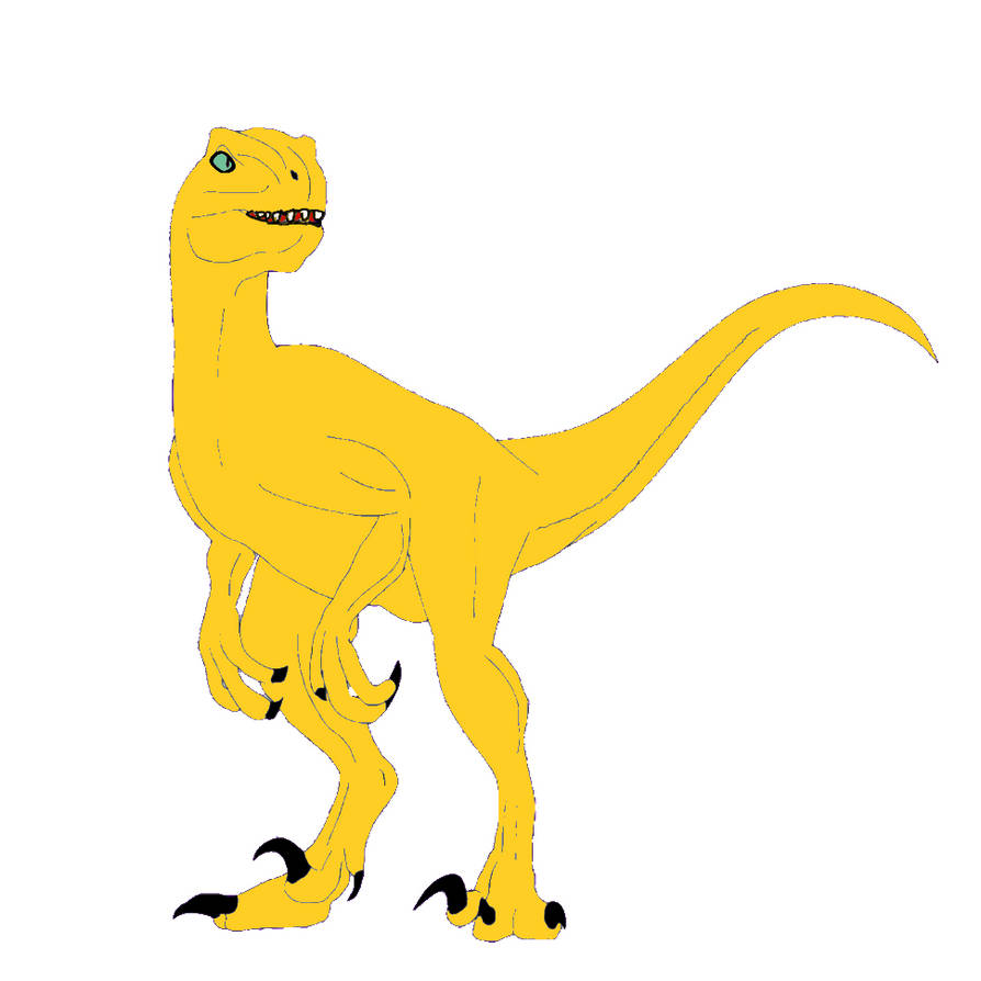 Yellow Wrapped Raptor Yellowraptor by scpsea on DeviantArt