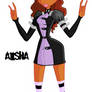 Aisha in the strange outfit