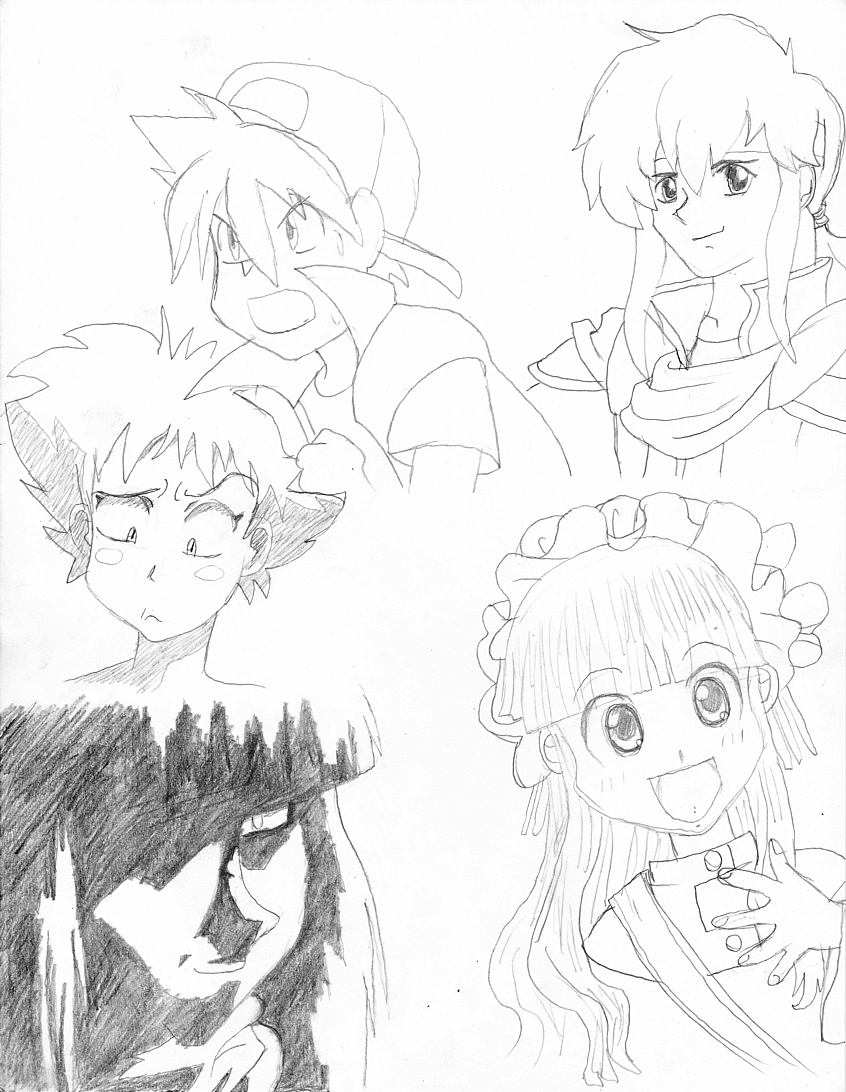 Anime Sketch 3 by GuildmasterPhill on DeviantArt