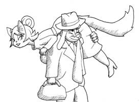 It whiskered one wag