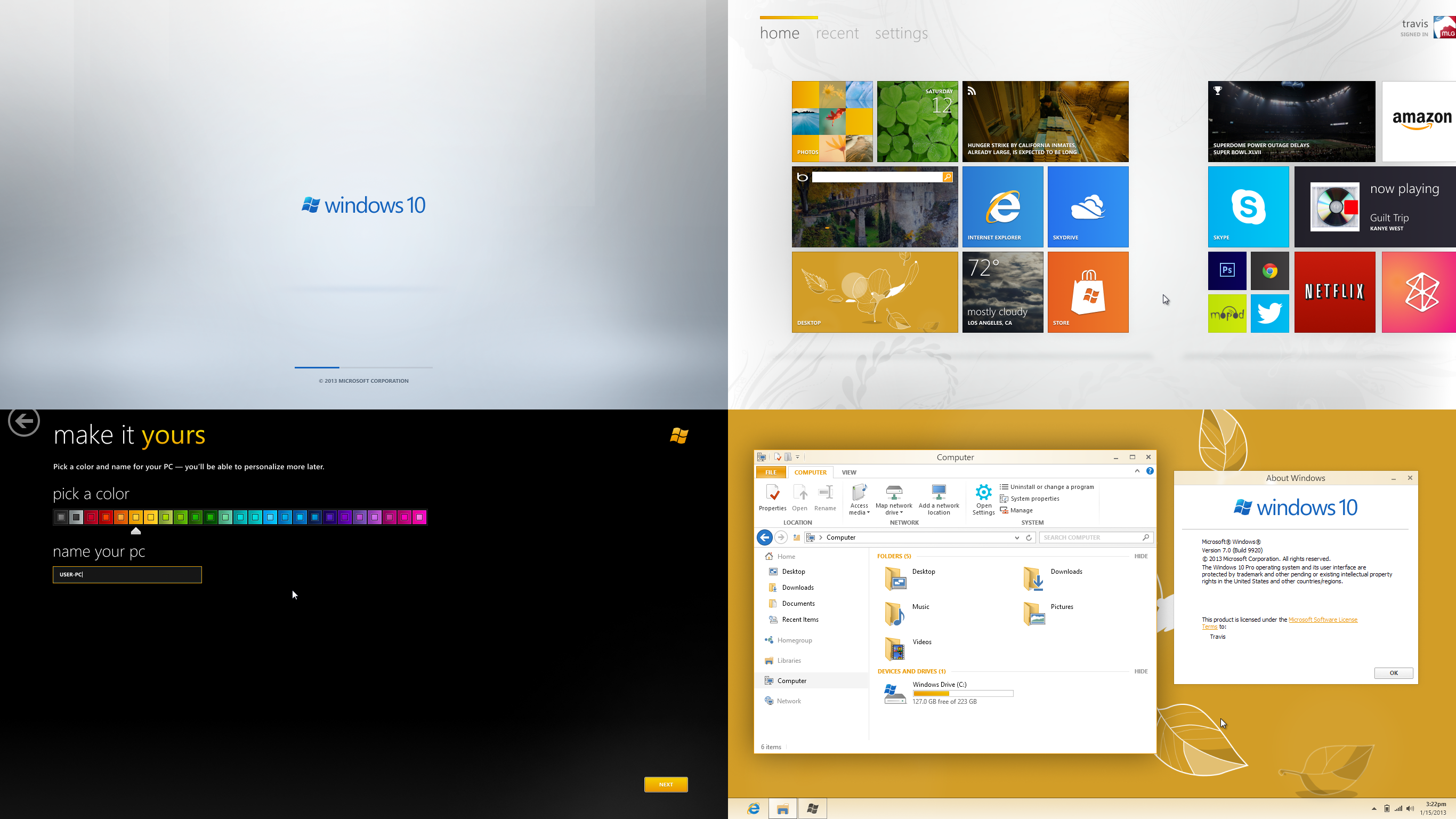 Avatar Simple Windows Windows 10 (2013) by Hayaafumi on DeviantArt