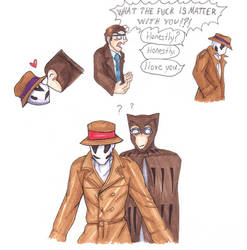 Rorschach and Nite owl