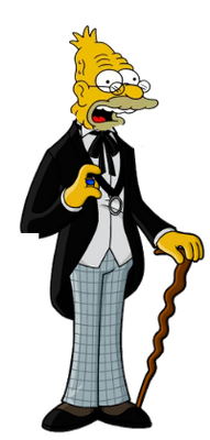 Abraham Simpson as The First Doctor