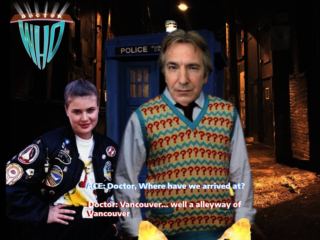 The Doctor and Ace enter Vancouver