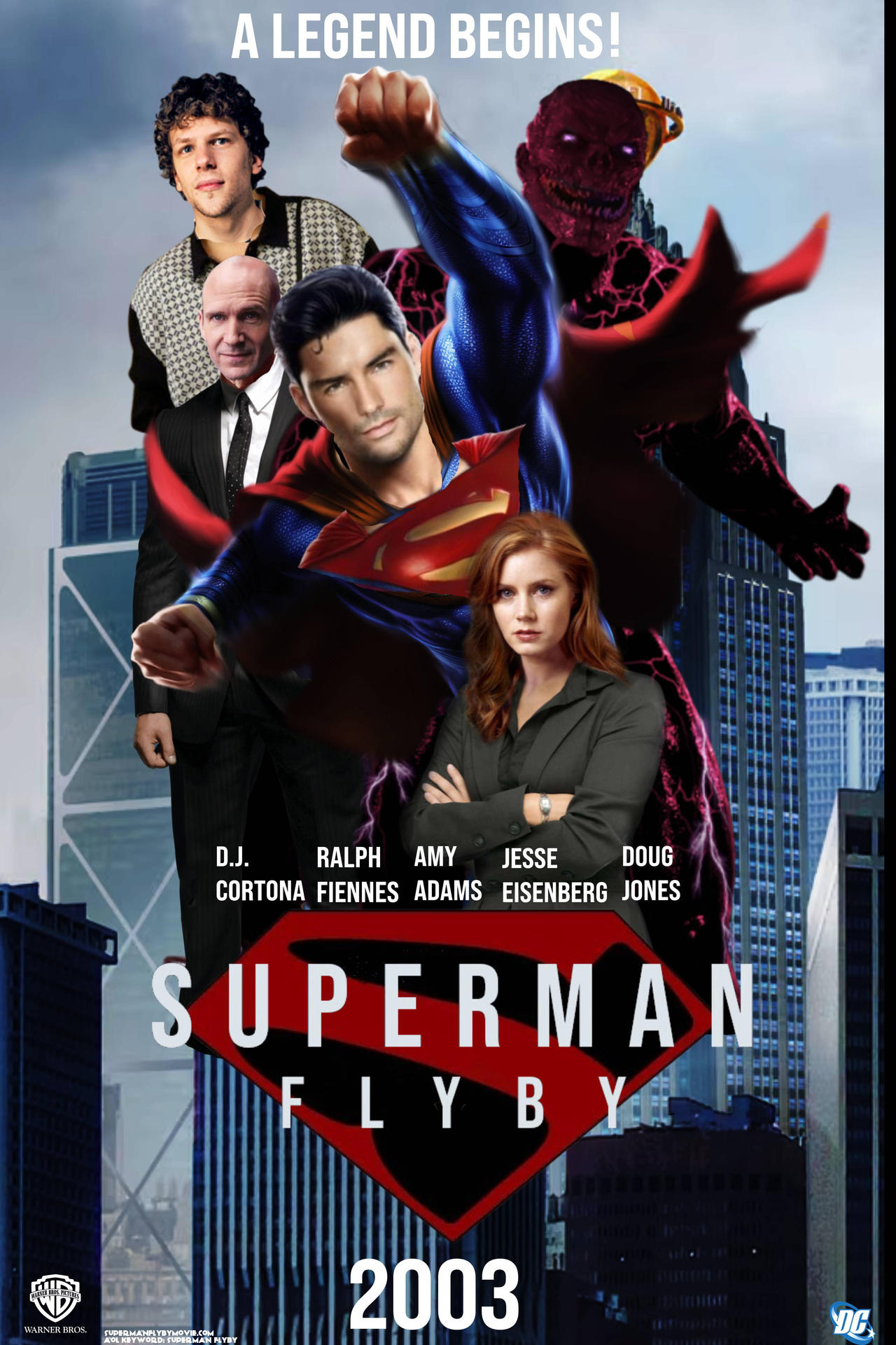 DC Unbound - Superman Flyby poster