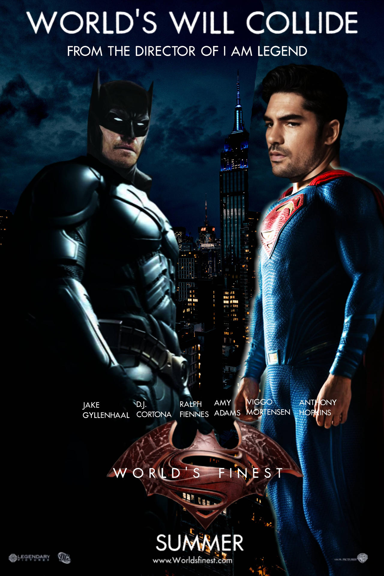 Batman and Superman: World's Finest 2008 poster