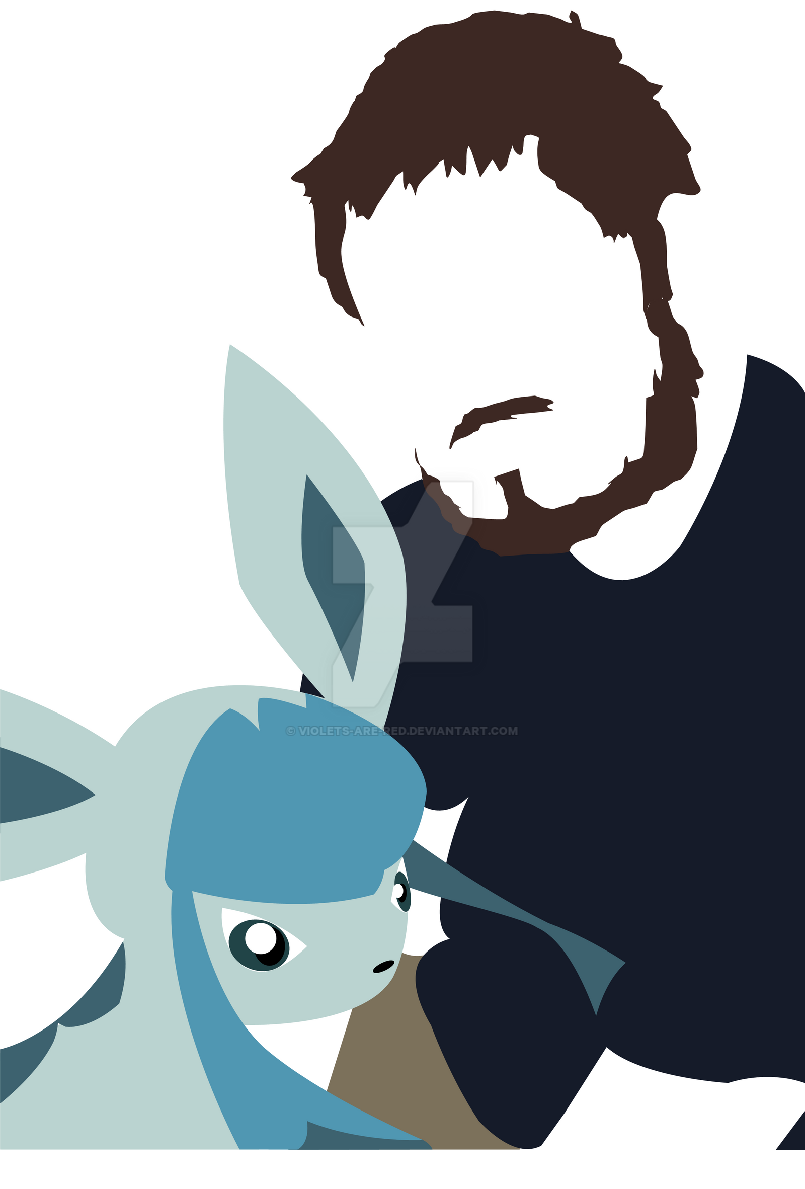 Dan with his Glaceon