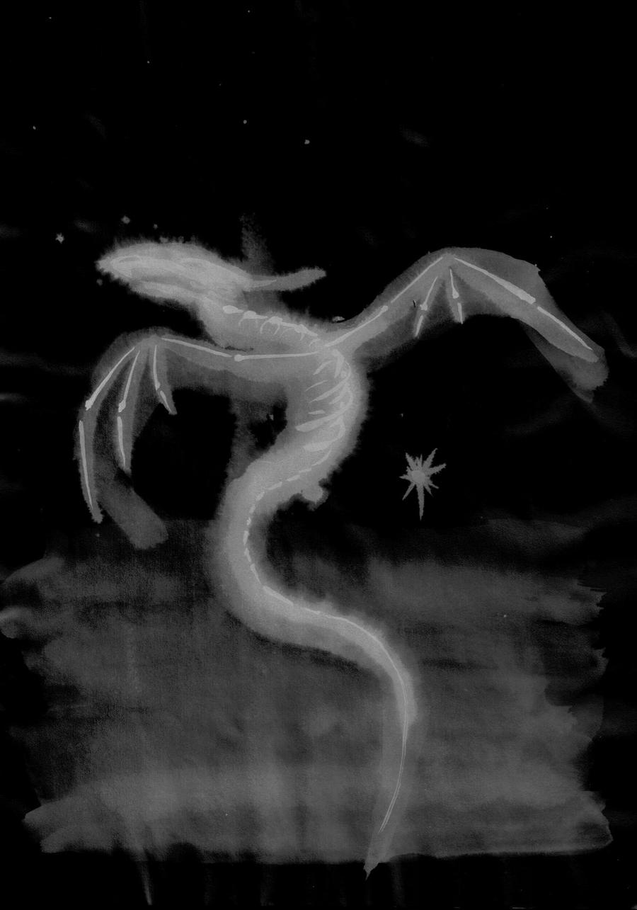 Ghost Dragon at Night