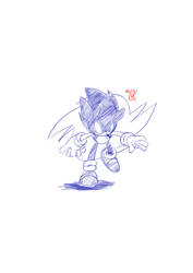 Doodle: Blue Speedster Sonic