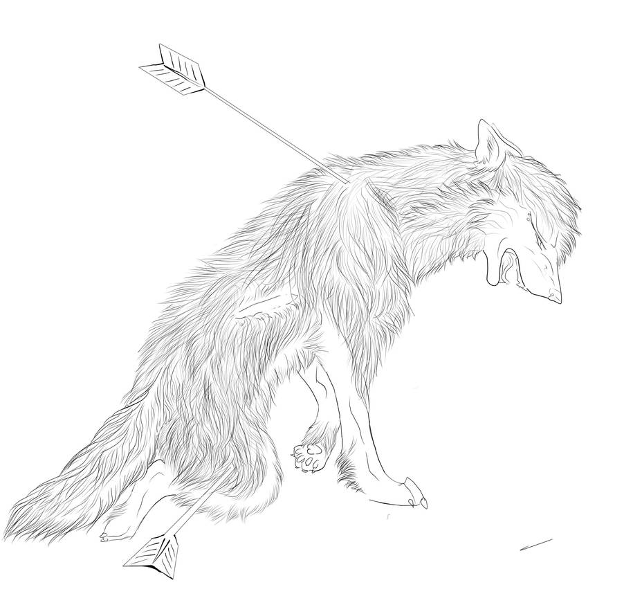 A wolf and arrows by Merly-Sherlock on DeviantArt