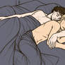 Sleeping Johnlock sketch