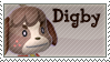 STAMP - Digby (Animal Crossing) by AniWhichWay