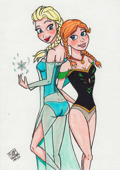 Frozen Flirty Sisters