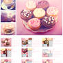 Cupcake pink photo effect