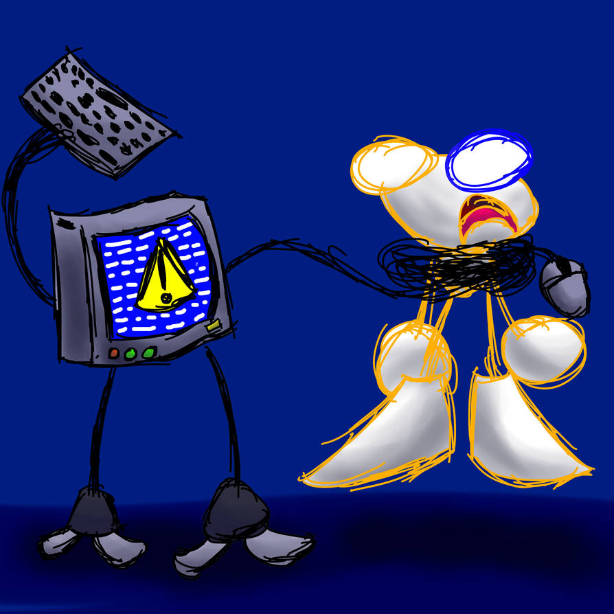 Your Computer Has A Virus by 7blueb on DeviantArt