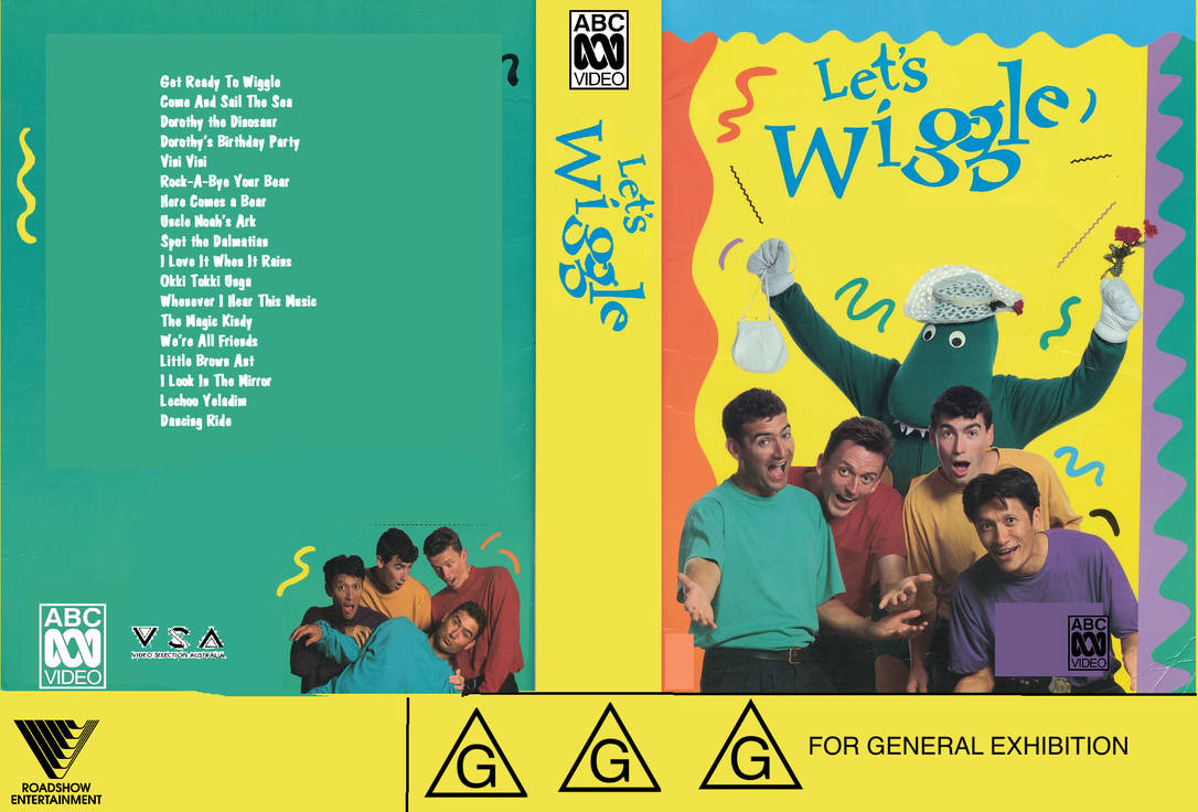 The Wiggles Let's Wiggle VHS 1993 by ABC90sFan on DeviantArt