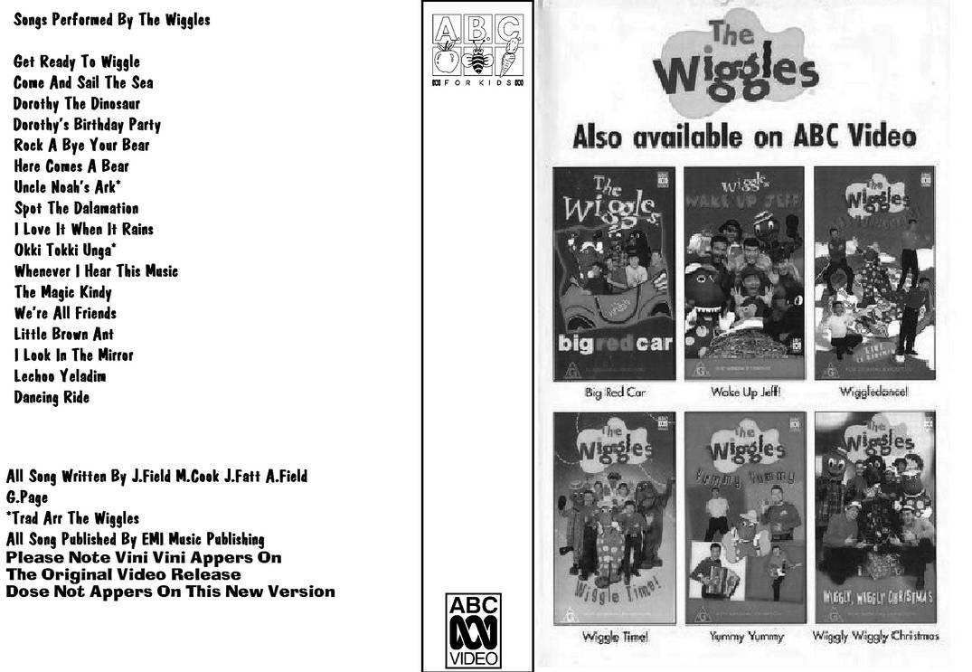 The Wiggles Let's Wiggle VHS 1998 Inlay by ABC90sFan on DeviantArt