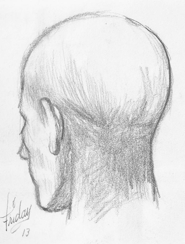 Sketch Back of Head by PixelSlinger on DeviantArt