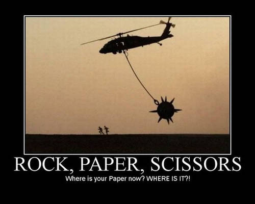 rock paper scissors