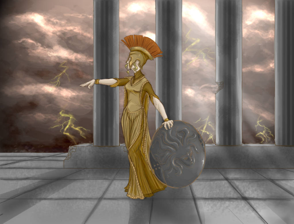 Athena Roses Deviantart Goddess Athena by Magnet-Rose on DeviantArt