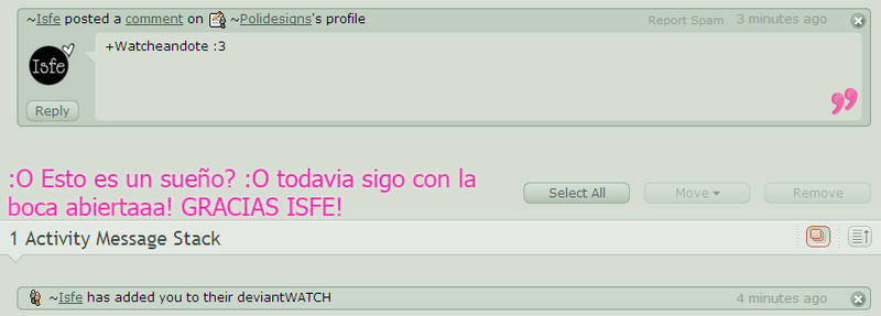 ISFE ME DIO WATCH! pero no lo presumo