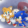 Sonic Tails And Knuckles Movie Halloween by JocelynMinions on DeviantArt