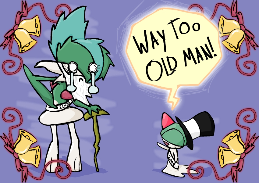 2008 Gallade and 2009 Ralts