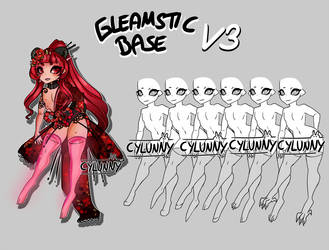 F2U: Gleamstic Base v3! by CyDopts