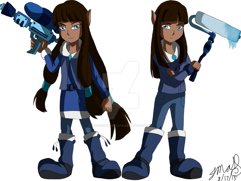 Desna Deviantart Eska and Desna Splatoons crossover commission by MaggiesHeartLove on ...