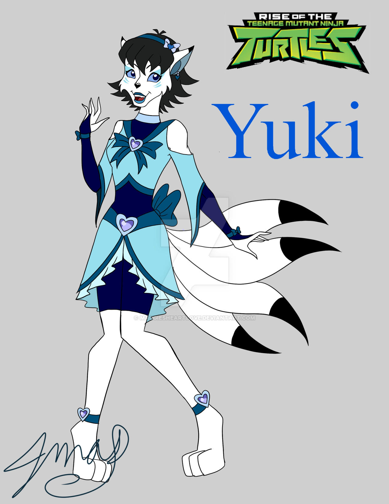 Rise of the TMNT OC, Yuki by MaggiesHeartLove on DeviantArt