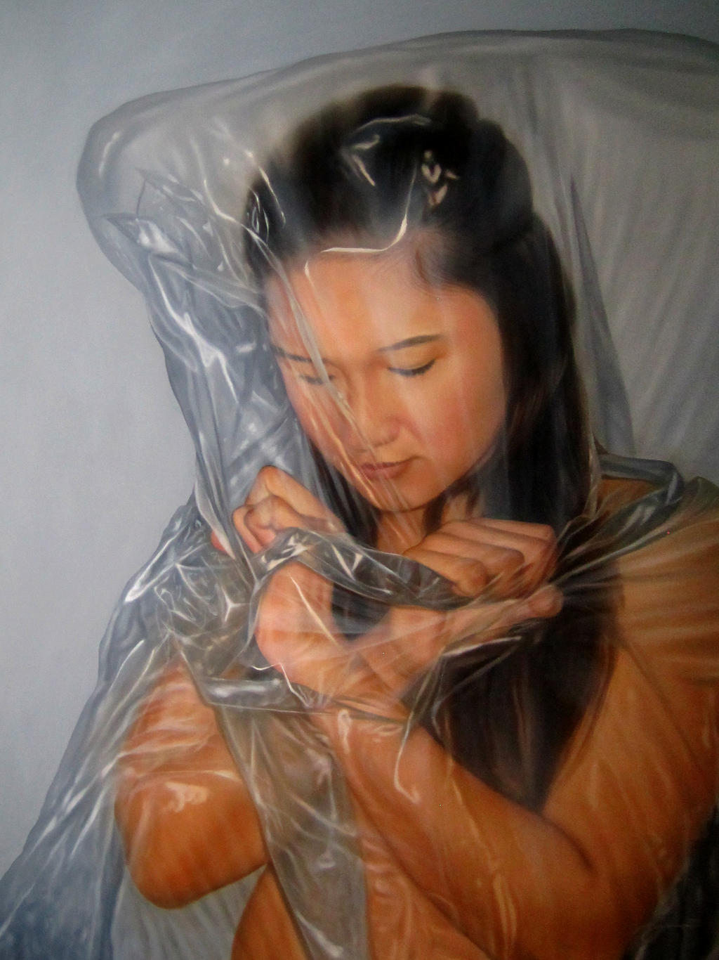 artwork 2012( plastic wrapped series )