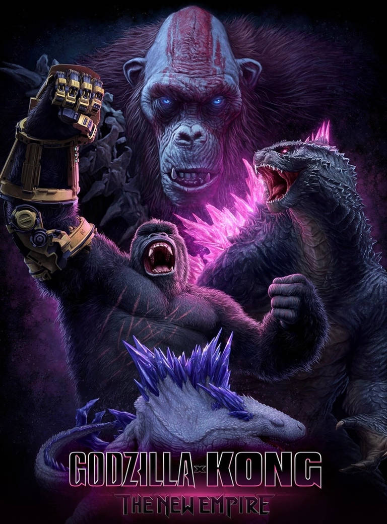 Godzilla x Kong: The New Empire Poster feat Shimo by Raptor0999 on ...