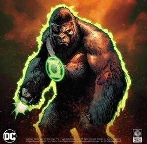 JLvsGvK: Kong with Green Lantern Power Ring