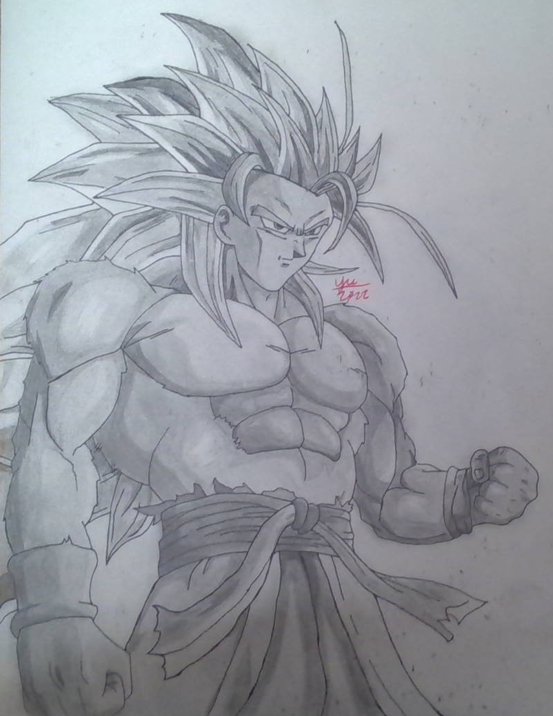 Ssj5 Drawing ssj5 goku by GoofyAhhTweakin on DeviantArt