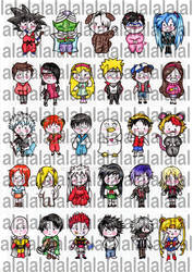 ANIME STICKERS