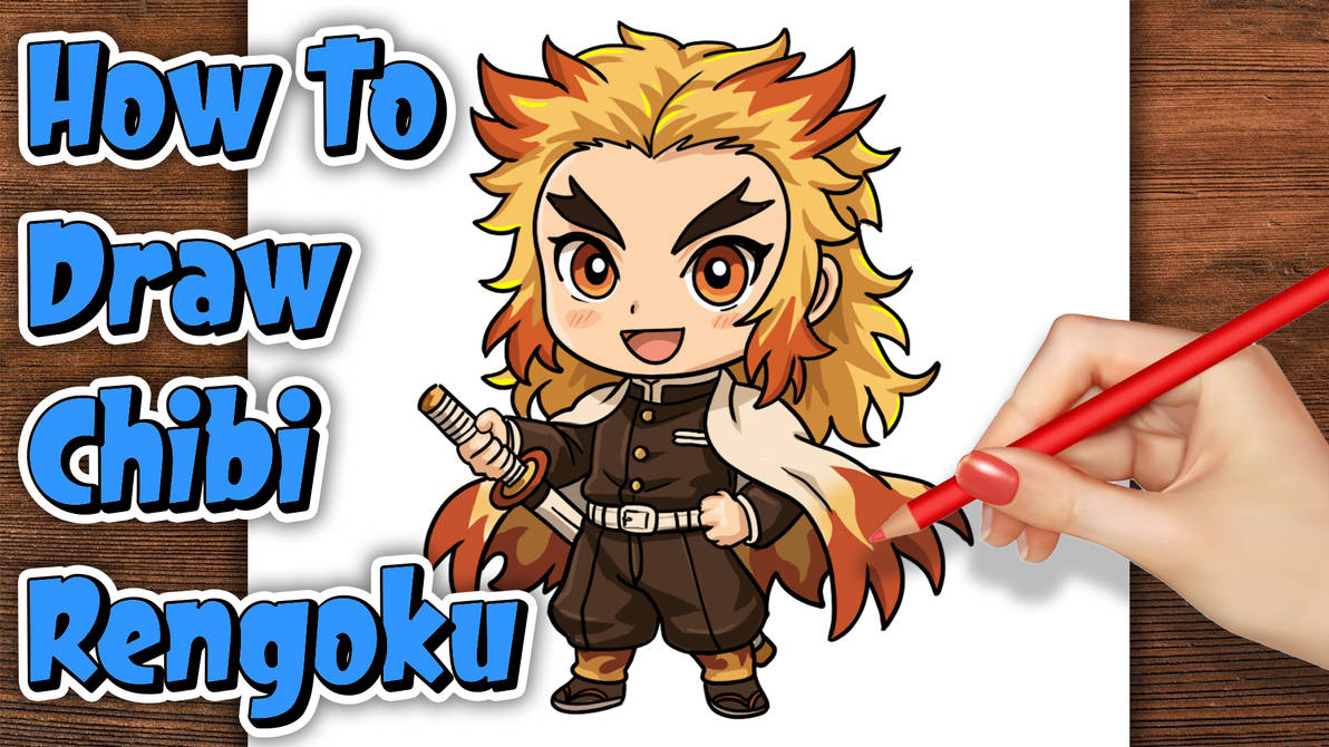 How To Draw Rengoku Simple How to Draw Chibi Rengoku by MiniMeloDraws on DeviantArt