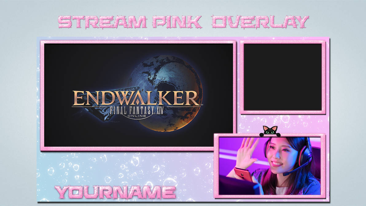 Free Stream Pink Overlay by PinkCoffee2 on DeviantArt